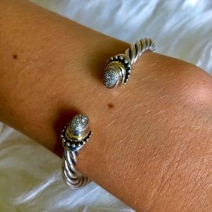 Samuel B Behnam BJC Bracelet 14K Pave Diamonds